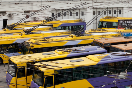 Στάση εργασίας στα τρόλεϊ από τις 12:00 έως τις 15:00