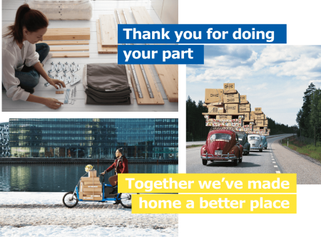 Με αέρα καινοτομίας: Η ΙΚΕΑ σβήνει εφέτος 75 κεράκια