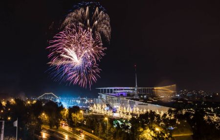 Εντυπωσιακή η αλλαγή του έτους στο ΚΠΙΣΝ