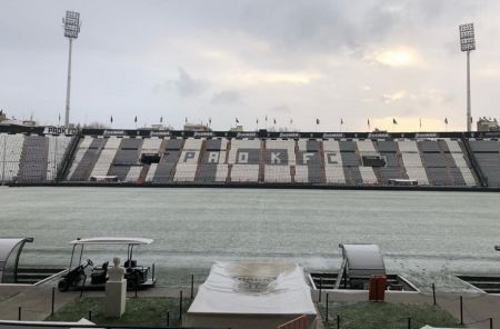 Προπόνηση στα χιόνια για ΠΑΟΚ