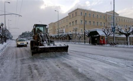 Καταφθάνει ο «Τηλέμαχος» με παγετούς και χιόνια και στο κέντρο της Αθήνας