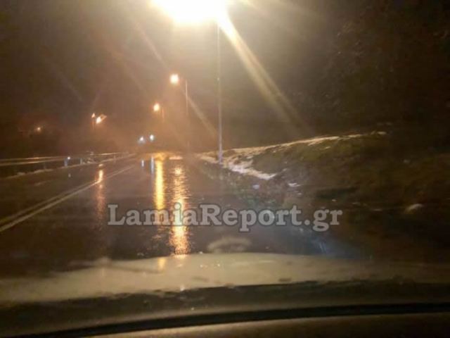 Πλημμύρες στον δρόμο Λαμίας – Καρπενησίου
