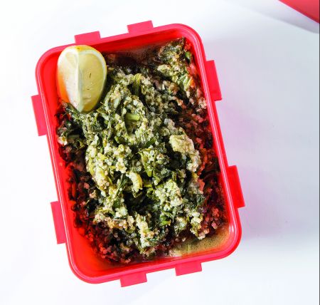 «Σπανακόρυζο» με κινόα