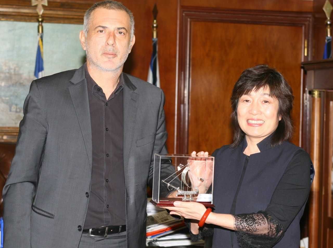 Το master plan του ΟΛΠ στο επίκεντρο της συνάντησης Μώραλη – Zhang Qiyue