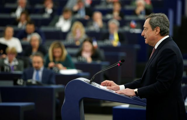 Ντράγκι: Θετική αξιολόγηση από το Ευρωκοινοβούλιο για το έργο της ΕΚΤ