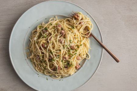 Πανεύκολη καρμπονάρα με λούζα