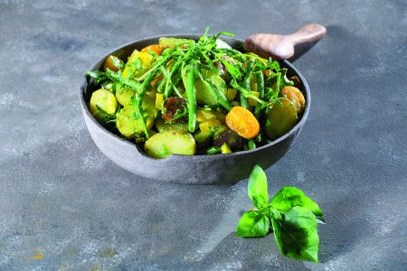 Πατατοσαλάτα με πράσινα φασολάκια