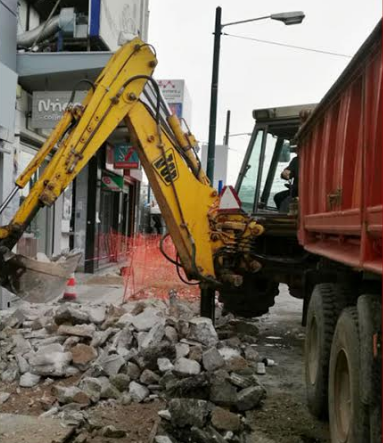 Δήμος Πειραιά: Εργασίες ανάπλασης πεζοδρομίων