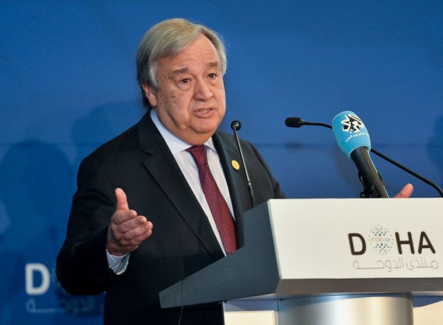 Συνεχάρη την Ελλάδα για τη Συμφωνία των Πρεσπών ο γ.γ. του ΟΗΕ