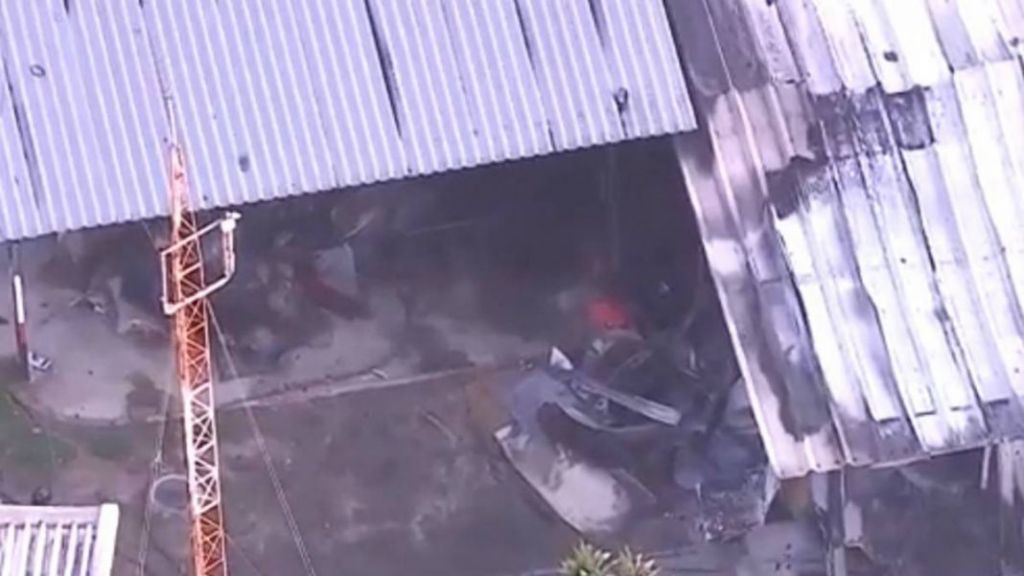 Η στιγμή που ξέσπασε η πυρκαγιά στο προπονητικό της Φλαμένγκο