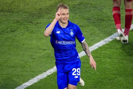 Το γκολ της ισοφάρισης (1-1) που πέτυχε η Ντιναμό Κιέβου στο Φάληρο