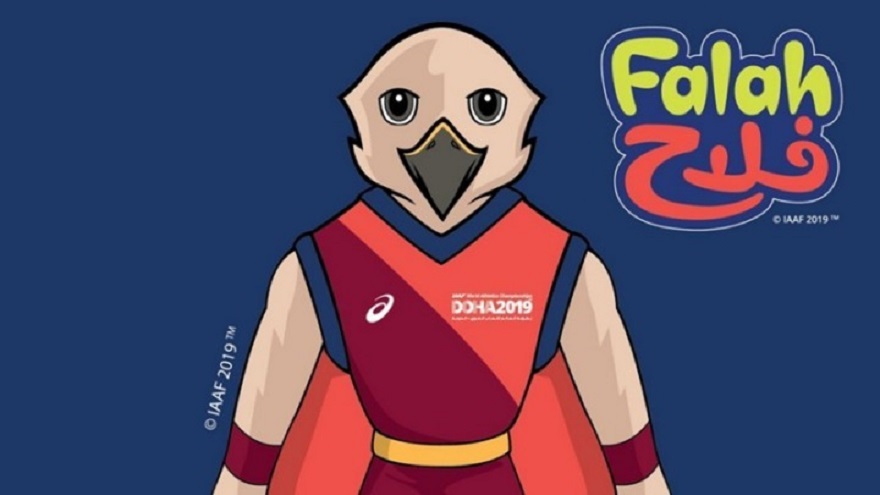 Μασκότ της «Ντόχα 2019» ο αθλητής-γεράκι (Εικόνα)