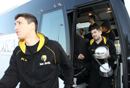 Θερμή υποδοχή στην ΑΕΚ