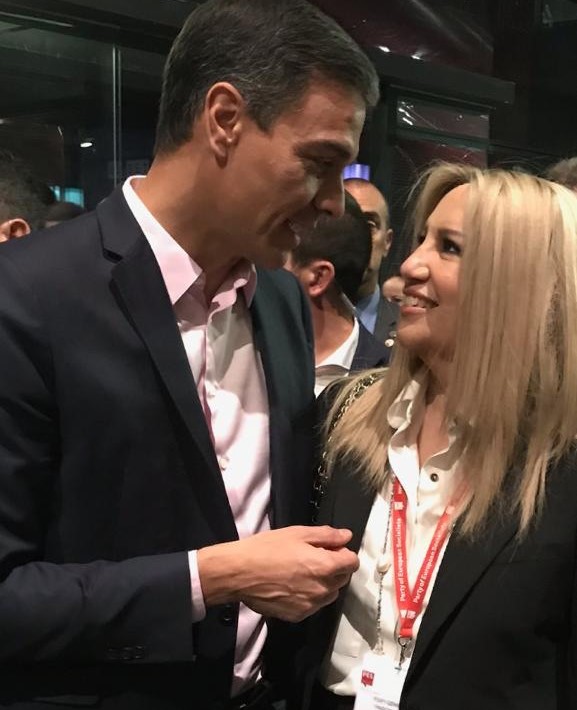 Η μάχη των ευρωεκλογών στη συνάντηση Γεννηματά-Σάντσεθ