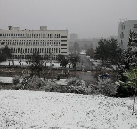 «Ωκεανίς»: Χιονίζει σε Ημαθία, Πέλλα, Κιλκίς – Στα λευκά και η Θεσσαλονίκη