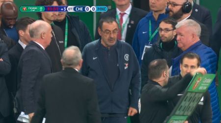 Απίστευτο: Ο Κέπα αρνήθηκε να γίνει αλλαγή και ο Σάρι έξαλλος έφυγε από τον πάγκο (pics, vids)