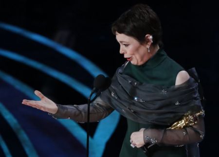 Βραβείο Α’ Γυναικείου Ρόλου στην Ολίβια Κόλμαν του Λάνθιμου