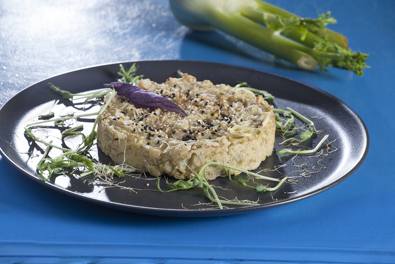 Πίτα με πράσο και φινόκιο