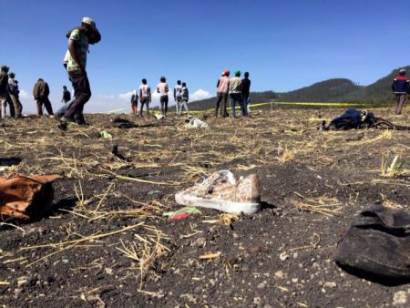 Αιθιοπία : Οι πρώτες εικόνες μετά την αεροπορική τραγωδία