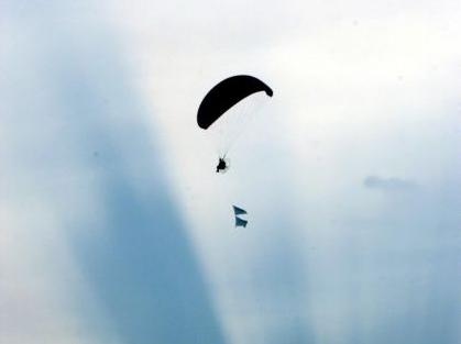 Περιπέτεια για ανεμοπτεριστή στο Μεσολόγγι