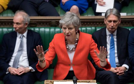 Brexit: Απορρίφθηκε από το Κοινοβούλιο η πρόταση Μέι