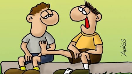 Ο Αρκάς και το γαργαλητό στον Τσίπρα