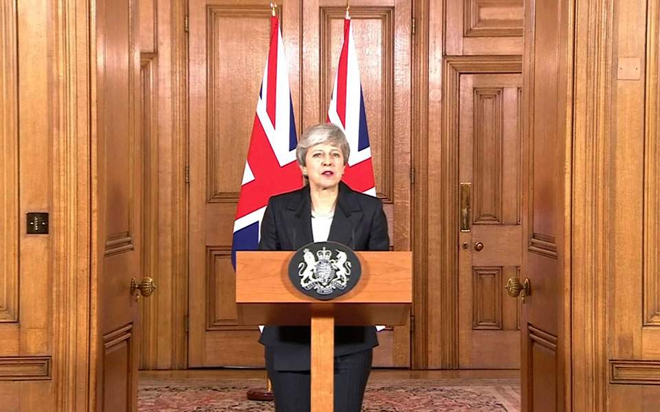 Μέι: Το brexit δε θα καθυστερήσει πέρα της 30ης Ιουνίου