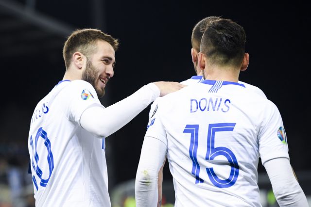 Εθνική με κέφι και «κανονιές» Φορτούνη, Δώνη (2-0)