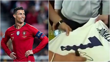 Κριστιάνο σε οπαδό: «Φανέλα της Γιουβέντους δεν έχεις;» (vid)