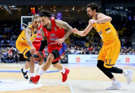 Καπάρωσε τη 2η θέση η ΤΣΣΚΑ, 80-72 τη Χίμκι