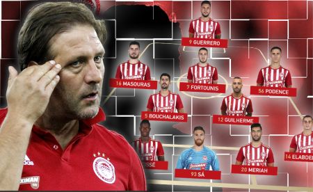 Αυτές είναι οι 11άδες του Ολυμπιακός – Ατρόμητος