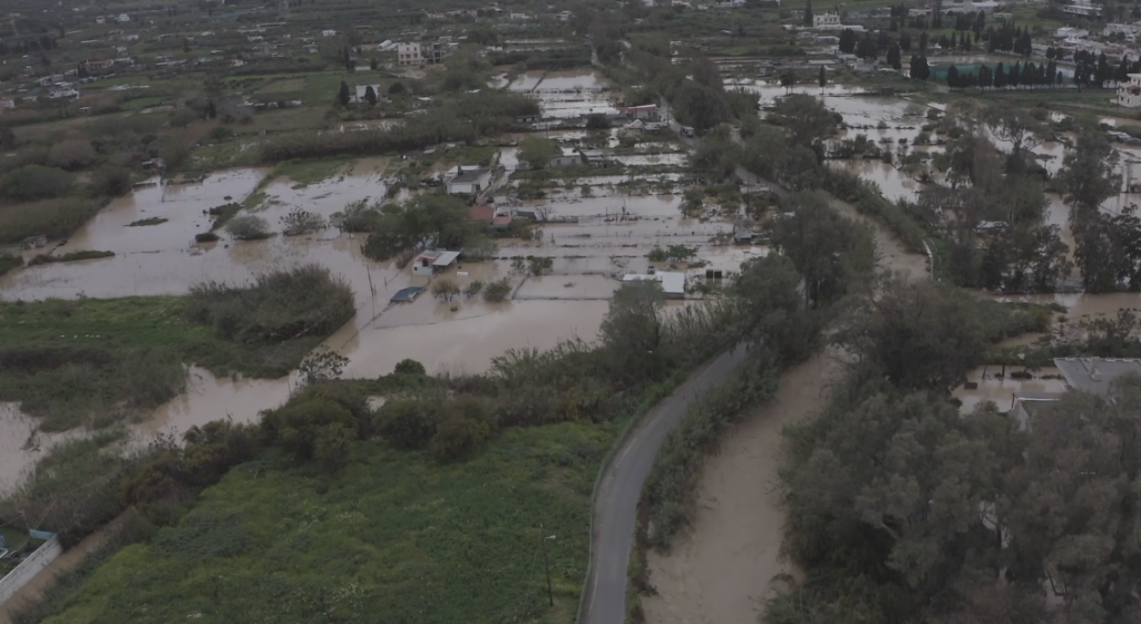 Εικόνες καταστροφής στην πλημμυρισμένη Σητεία [Βίντεο]