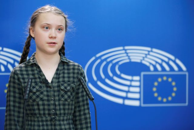 Ευρωκοινοβούλιο: Έκκληση της 16χρονης Γκρέτα Τούνμπερκ για το κλίμα