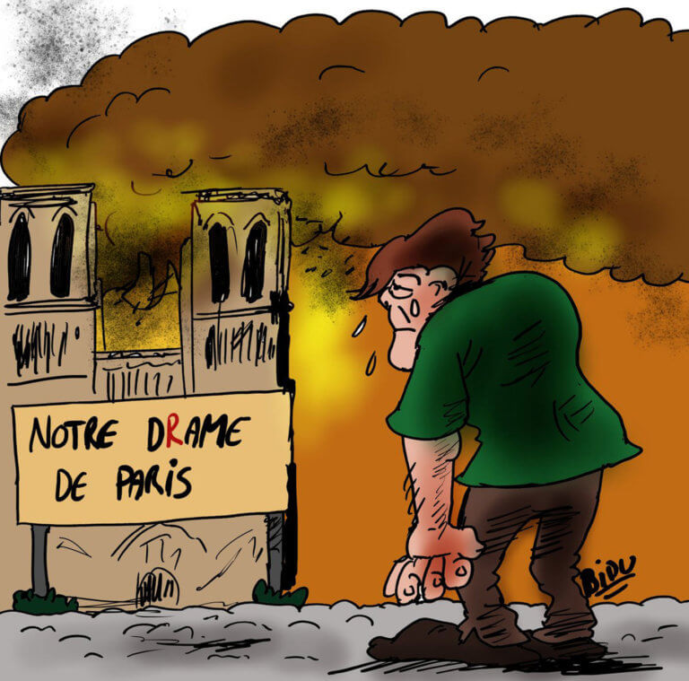 Θλιμμένη Εσμεράλδα, δακρυσμένος Κουασιμόδος –  Σκίτσα που συγκλονίζουν