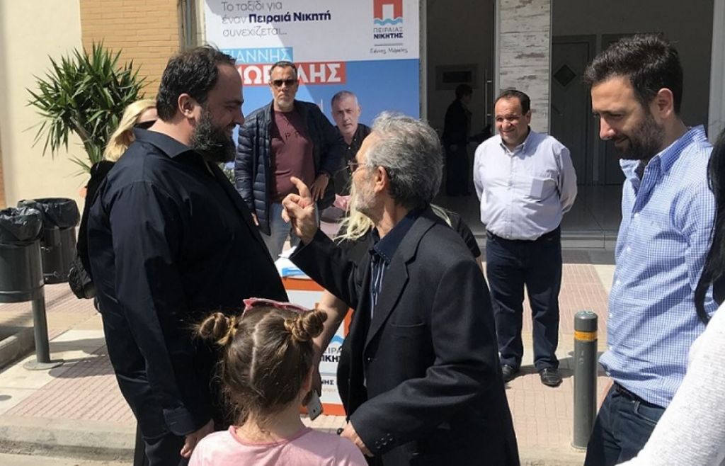 Περιοδεία Βαγγέλη Μαρινάκη στο κέντρο και τις γειτονιές του Πειραιά