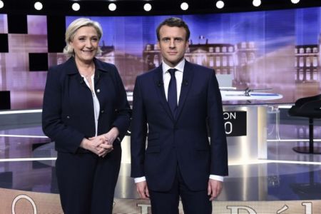 Γαλλία – δημοσκόπηση : Μπροστά από τον Μακρόν η Λεπέν