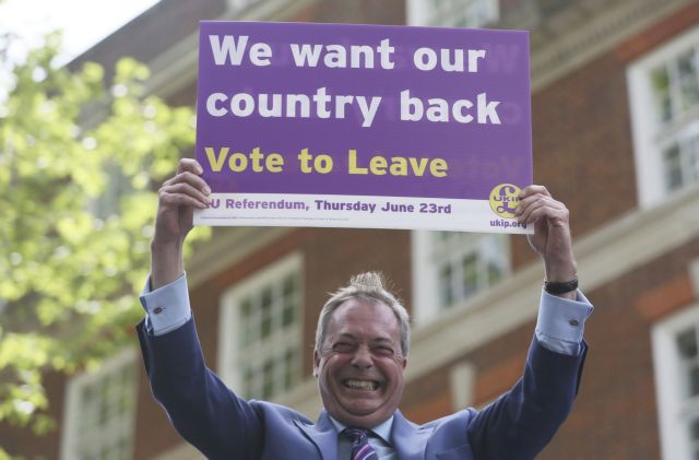 Βρετανία: Πρώτος ο Φάρατζ -Καταποντίζονται οι Τόρις