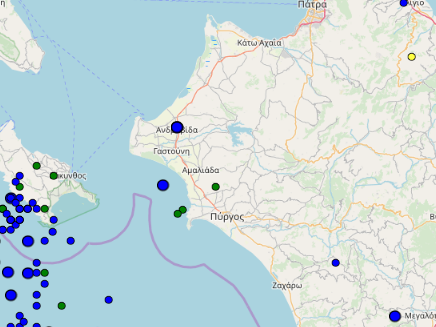 Ηλεία: Σεισμός στην Αμαλιάδα