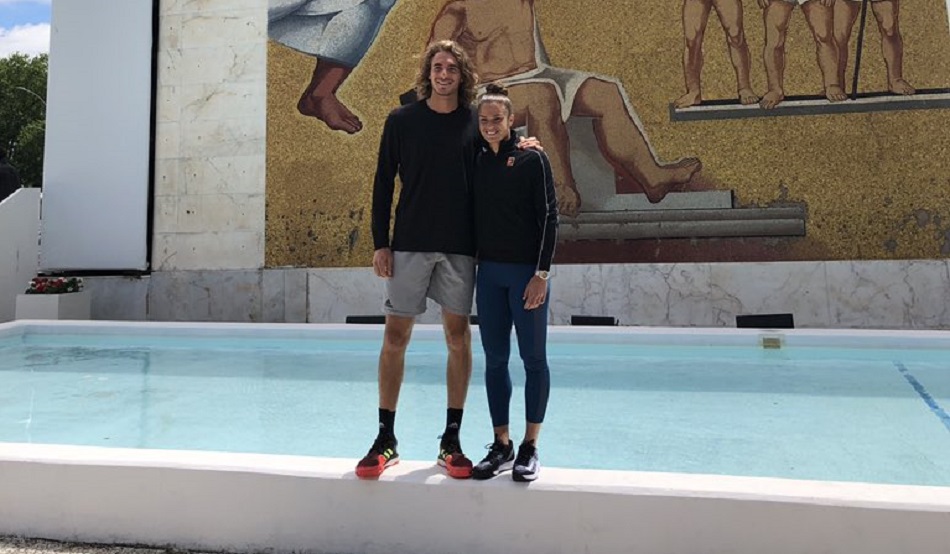 Τσιτσιπάς και Σάκκαρη «μαγεύουν» και στο ποδόσφαιρο! (vid)