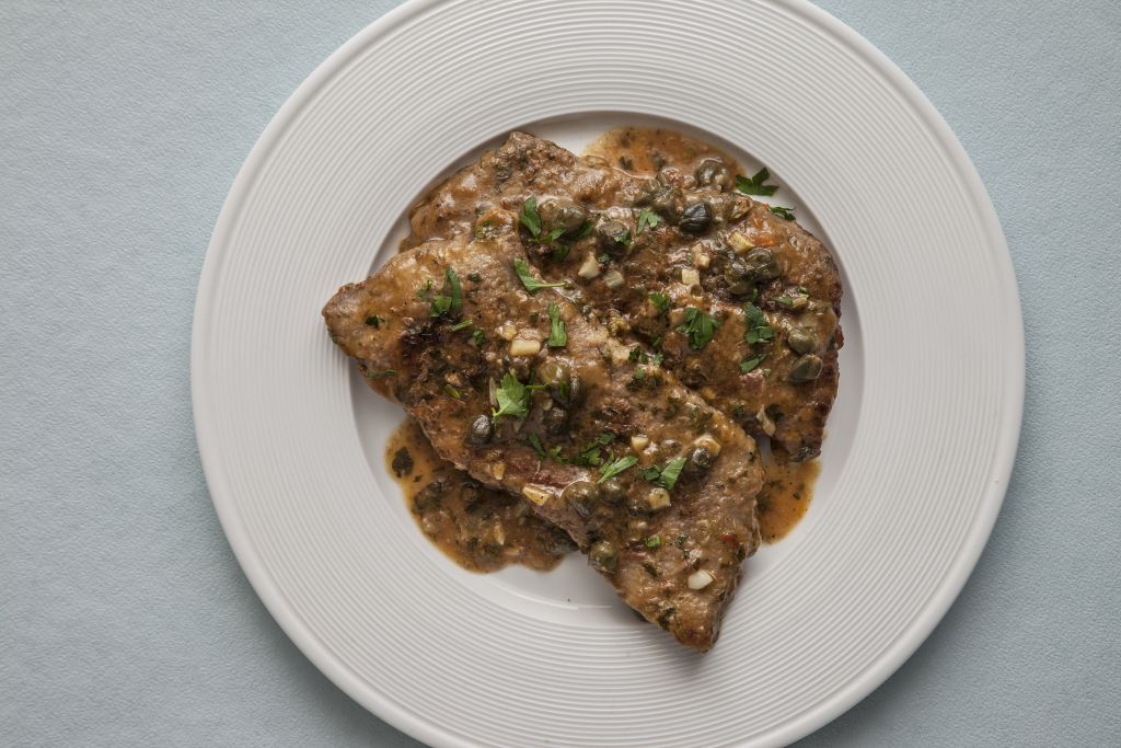 Εσκαλόπ με κάππαρη