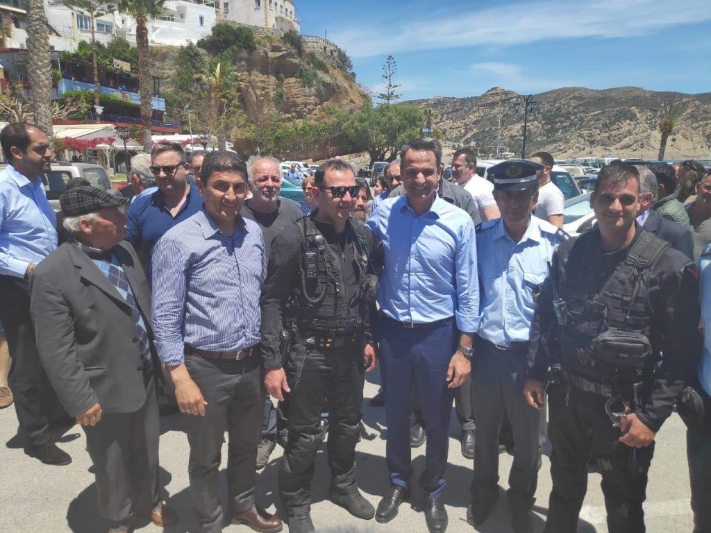 Στην Αγία Γαλήνη ο Κυριάκος Μητσοτάκης