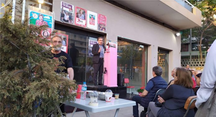 Ομιλία Τσακαλώτου στο Γαλάτσι σε… 50