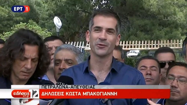 Ψήφισε ο Κώστας Μπακογιάννης στα Πετράλωνα