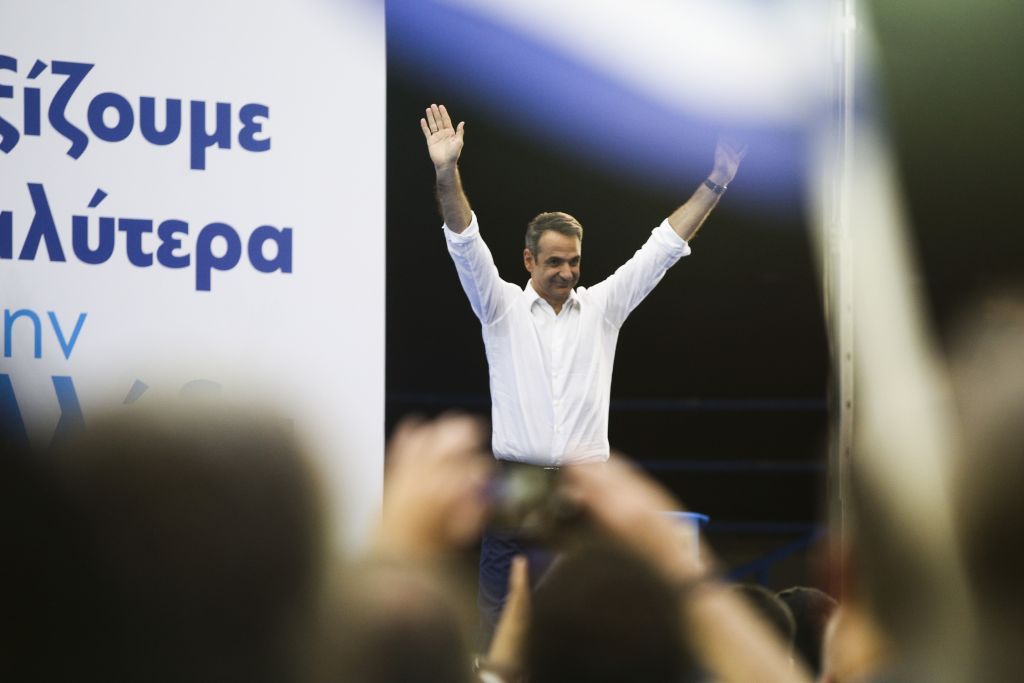 Ο Κυριάκος Μητσοτάκης ξεκινά την προεκλογική εκστρατεία από το Καστελόριζο