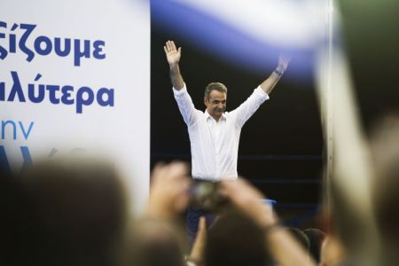 Ο Κυριάκος Μητσοτάκης ξεκινά την προεκλογική εκστρατεία από το Καστελόριζο