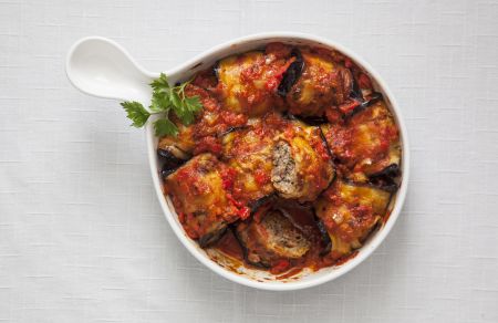 Τυλιχτάρια μελιτζάνας