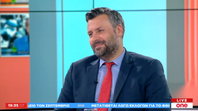 Καλλιάνος στο One Channel: Μοναδικός δρόμος για τη χώρα η ΝΔ