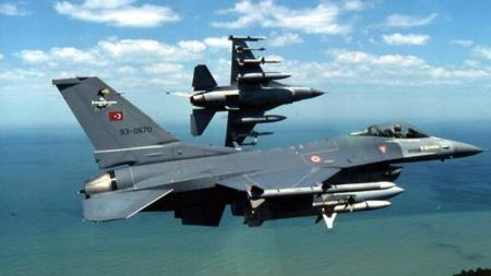 H Αγκυρα κλιμακώνει την  ένταση με μαζικές υπερπτήσεις από τουρκικά F-16