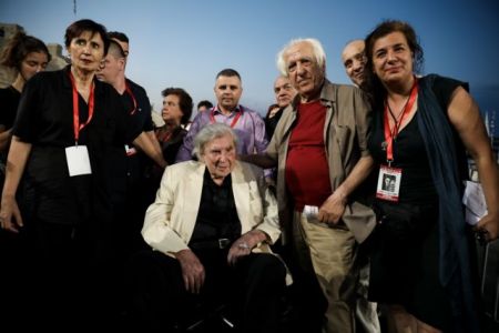 Παρών ο Μίκης Θεοδωράκης στη συναυλία προς τιμήν του