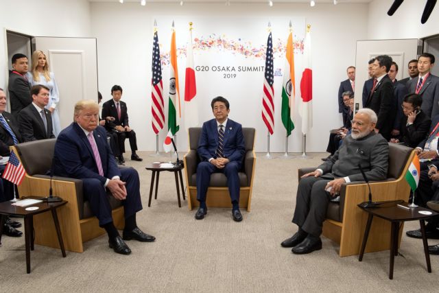 G20 στην Οσάκα:  Την υποστήριξη του ελεύθερου εμπορίου ζήτησε ο  ιάπωνας πρωθυπουργός Σίνζο Άμπε